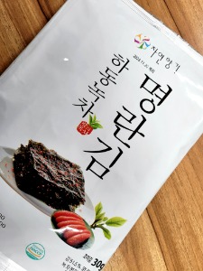 맛있는 밥도둑 하동 녹차 명란김 전장김 8봉 아이유 최애 아이템으로 소개